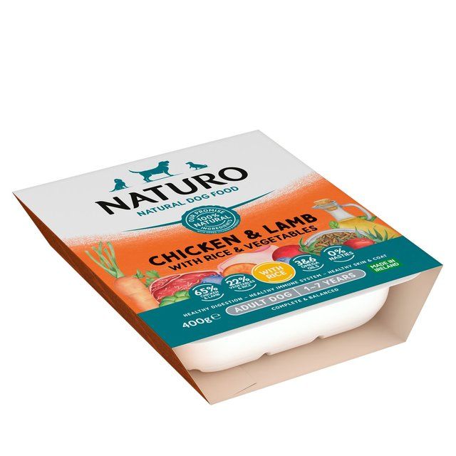 Naturo Chicken Lamb with Rice &amp;amp; Vegetables   400g