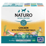 Naturo Grain Free Adult Dog Chicken and Potato   12 x 400g