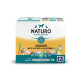 Naturo Grain Free Adult Dog Chicken and Potato   12 x 400g