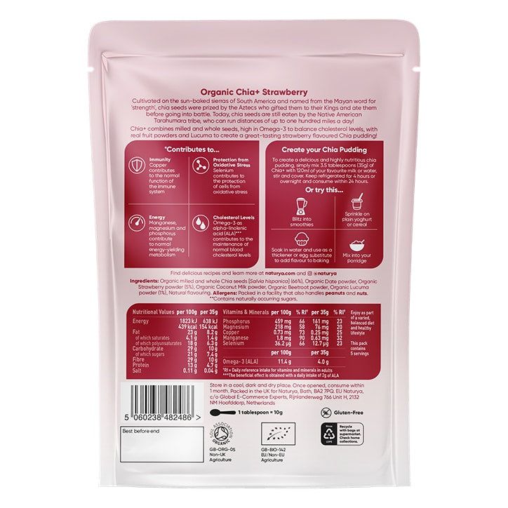 Naturya Chia+ Chocolate Organic 175g