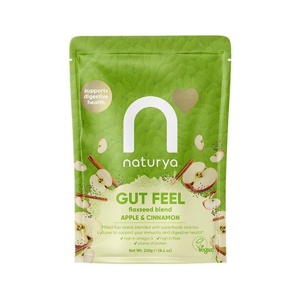Naturya Gut Feel Flaxseed Blend Apple &amp;amp; Cinnamon 240g