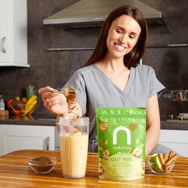 Naturya Gut Feel Flaxseed Blend Apple &amp;amp; Cinnamon 240g