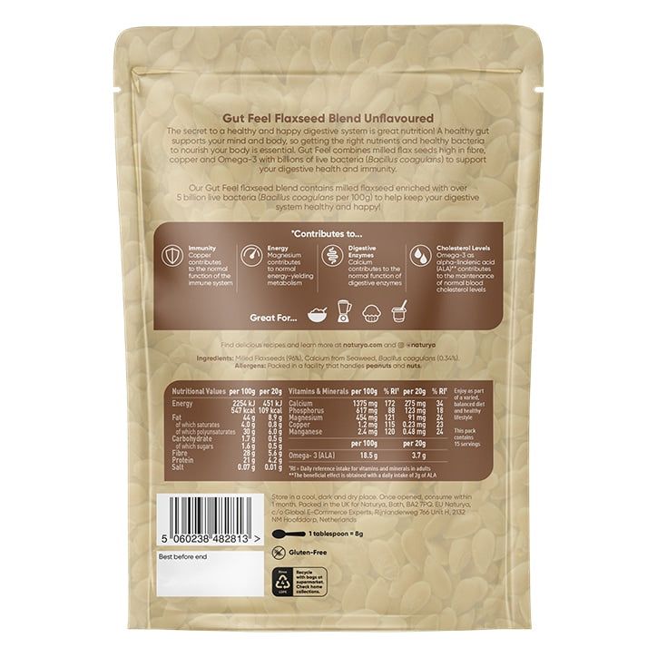 Naturya Gut Feel Flaxseed Blend Tropical 240g