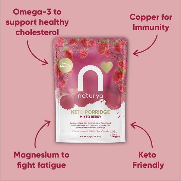 Naturya Keto Porridge Mixed Berry 300g