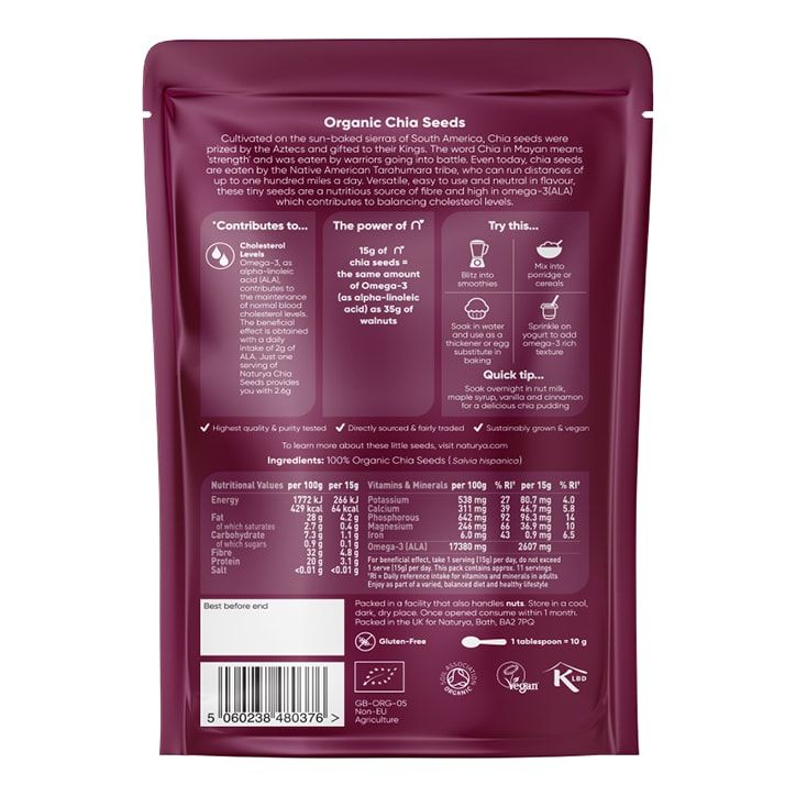 Naturya Organic Chia Seeds 300g