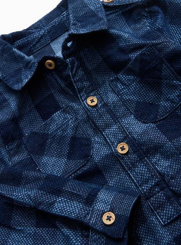 Navy Check Bodysuit &amp;amp; Cord Trousers Set 9-12 months