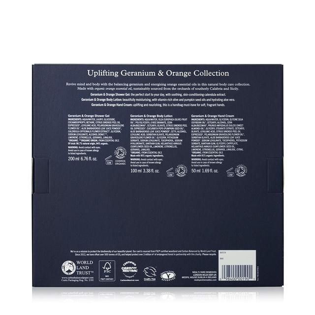 Neal's Yard Remedies Uplifting Geranium &amp;amp; Orange Collection
