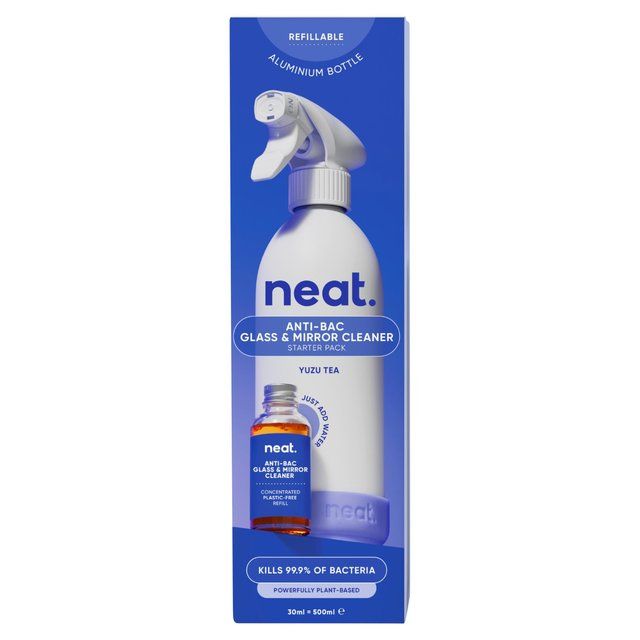 Neat Anti-Bac Glass Cleaner Refill Starter Pack Yuzu Tea   500ml