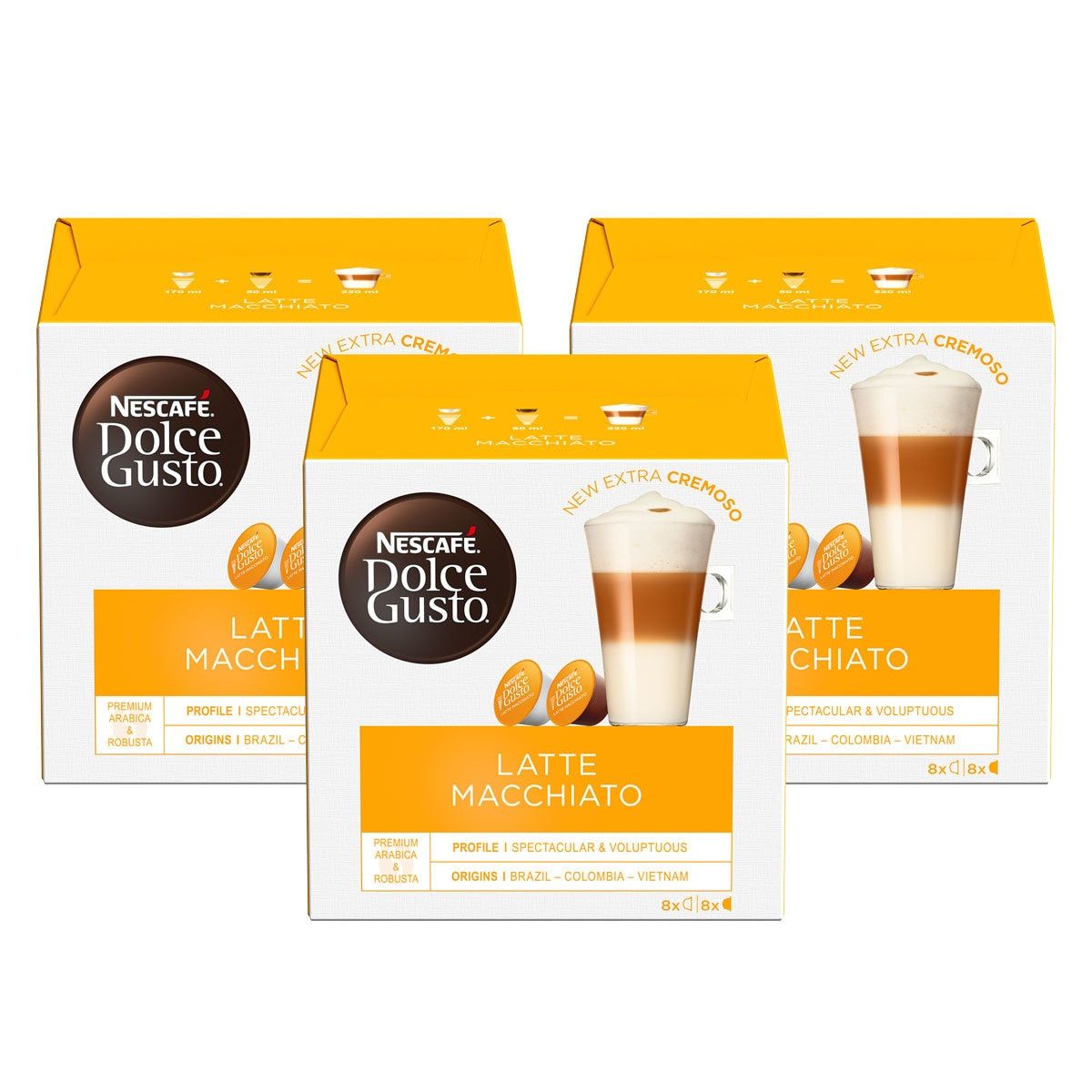 Nescaf&amp;eacute; Dolce Gusto Latte Macchiato Coffee Pods, 24 Servings