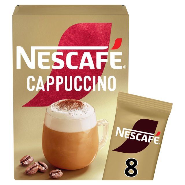 Nescafe Cappuccino Instant Coffee 8 Sachets   8 per pack