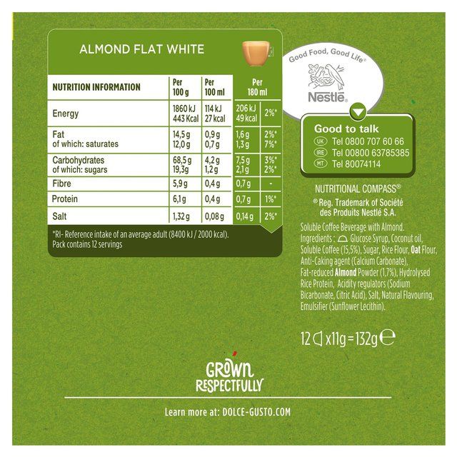 Nescafe Dolce Gusto Almond   12 per pack