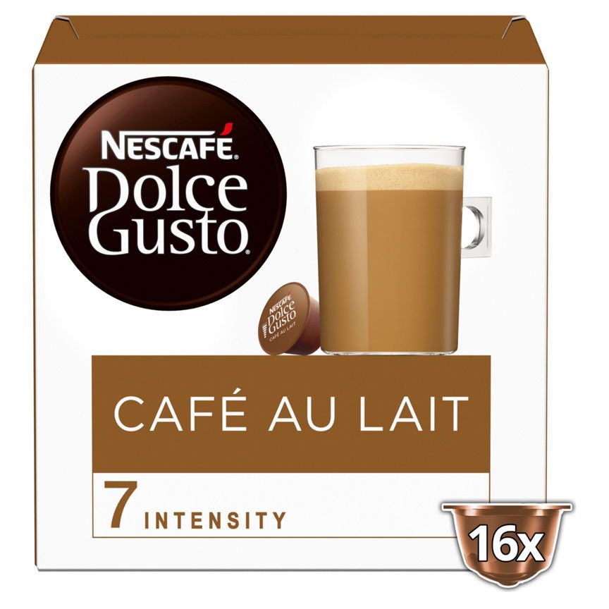 Nescafe Dolce Gusto Caf&amp;eacute; Au Lait Coffee Pods