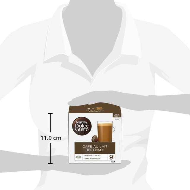 Nescafe Dolce Gusto Cafe Au Lait Intenso Pods   16 per pack