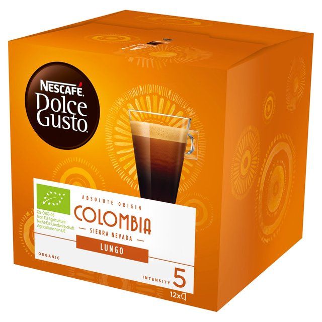 Nescafe Dolce Gusto Colombia Sierra Nevada Lungo Coffee Pods   12 per pack