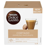 Nescafe Dolce Gusto Cortado Espresso Macchiato Pods   16 per pack