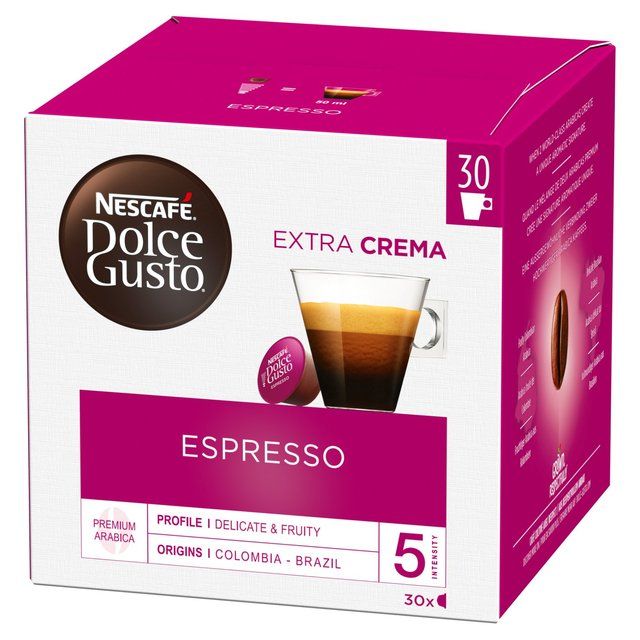 Nescafe Dolce Gusto Espresso 30 capsules   30 per pack
