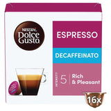 Nescafe Dolce Gusto Espresso Decaf Blue   16 per pack