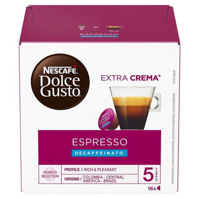 Nescafe Dolce Gusto Espresso Decaf Blue   16 per pack