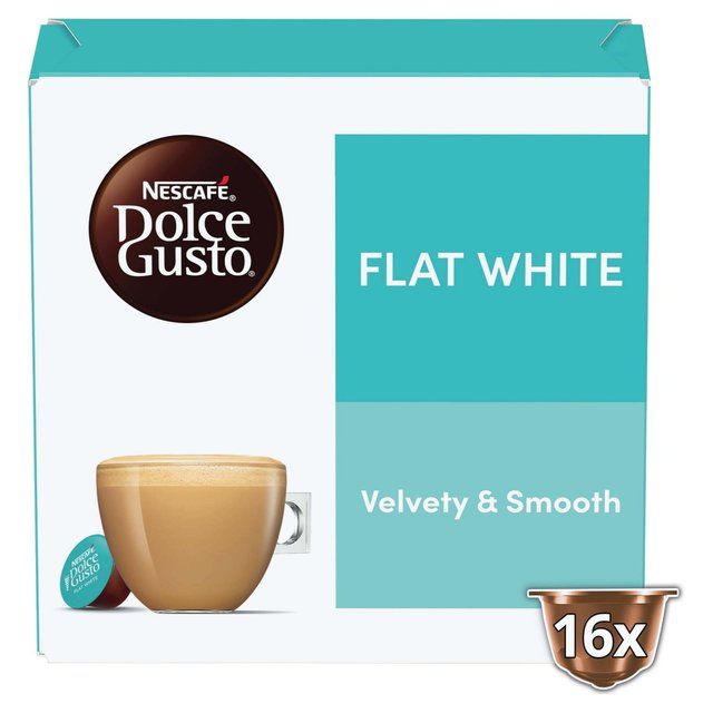 Nescafe Dolce Gusto Flat White Coffee Pods   16 per pack