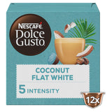 Nescafe Dolce Gusto Plant-based Flat White Coconut Pods x12 Per Box