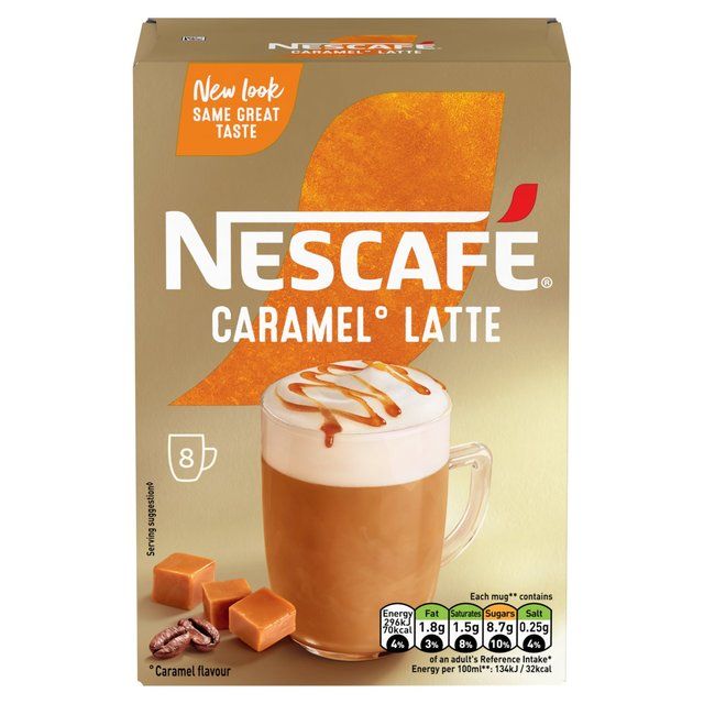 Nescafe Gold Caramel Latte    8 per pack