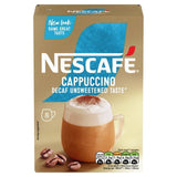 Nescafe Gold Decaff Cappuccino Unsweetened Instant Coffee 8 Sachets    8 per pack