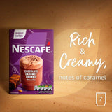 Nescafe Gold Frothy Coffee Chocolate Caramel Brownie Iced 7 sachets   6 x 149g