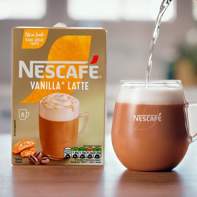 Nescafe Gold Vanilla Latte Instant Coffee 8 Sachets   8 per pack