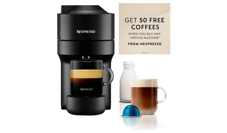 Nespresso Vertuo Pop Pod Coffee Machine by Magimix - Black