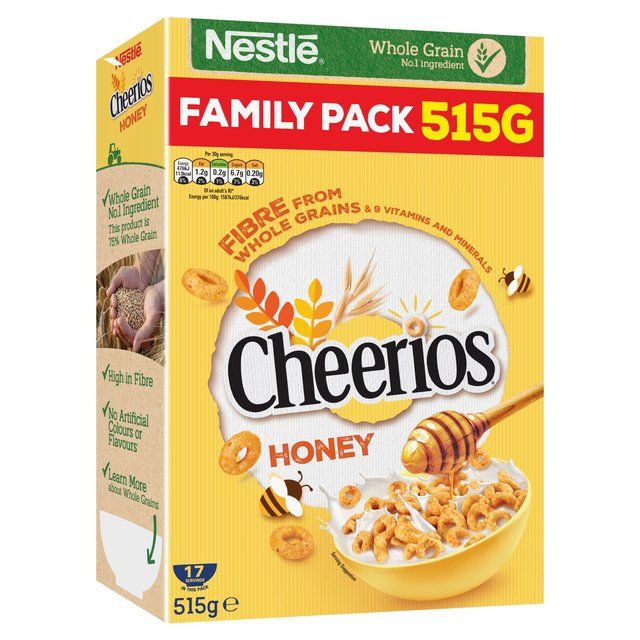 Nestle Cheerios Honey Cereal   515g