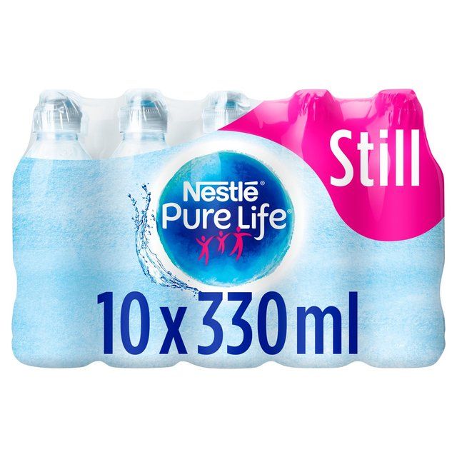 Nestle Pure Life Still Spring Water Sports Cap   10 x 330ml