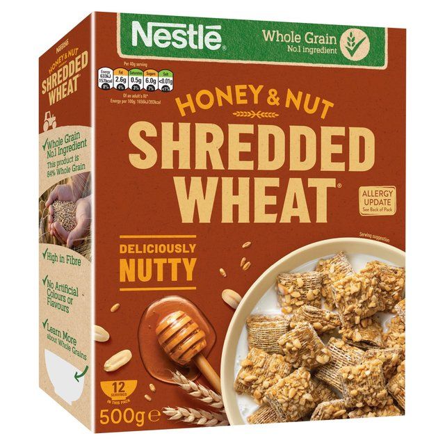 Nestle Shredded Wheat Honey Nut Cereal    500g
