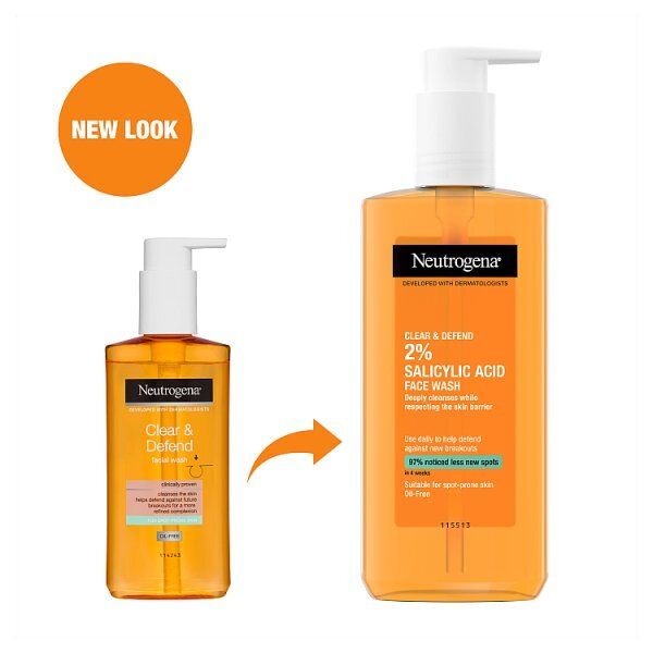 Neutrogena&amp;reg; Clear &amp;amp; Defend Facial Wash 200ml