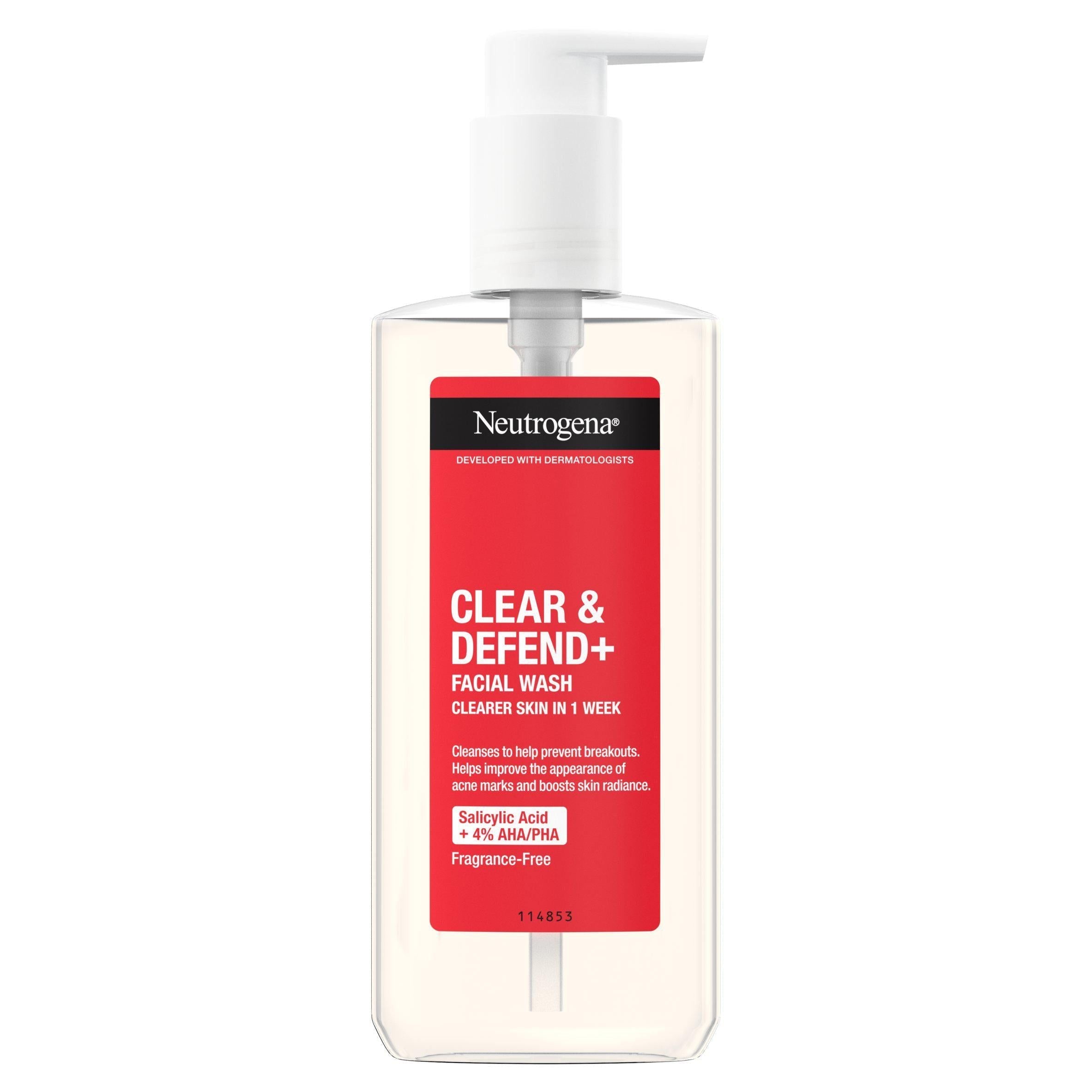 Neutrogena Clear &amp;amp; Defend Plus Facial Wash 200ml