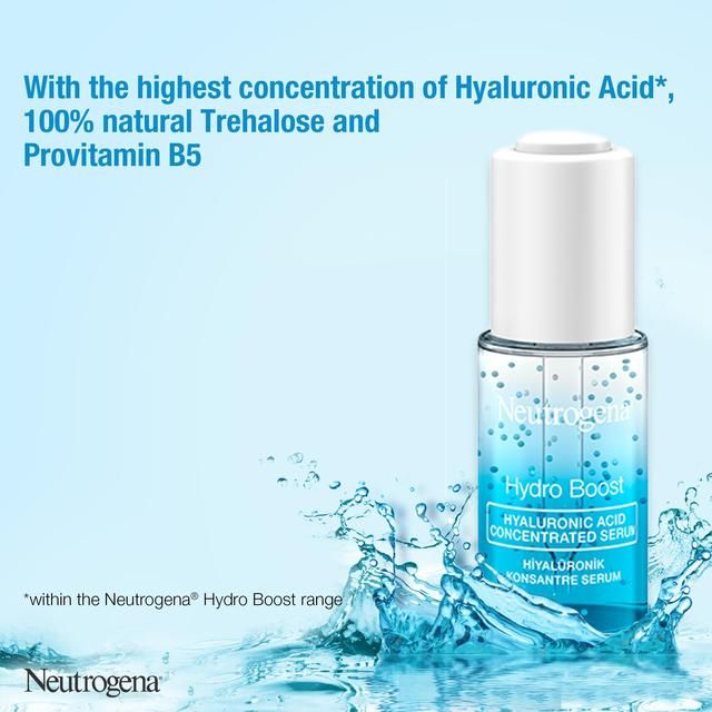 Neutrogena Hydro Boost Hyaluronic Acid Concentrated Serum   15ml