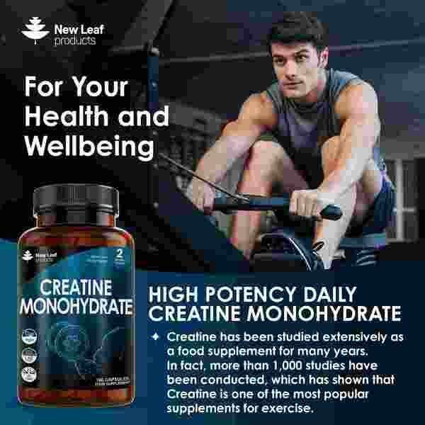 New Leaf Creatine Monohydrate Tablets 3000mg