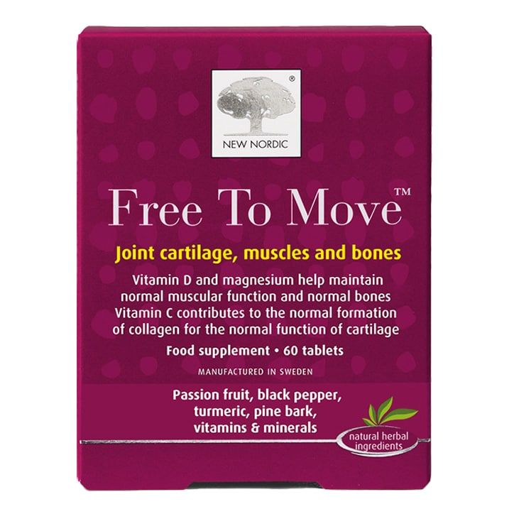 New Nordic Free to Move Joint Cartilage, Muscles &amp;amp; Bones 60 Tablets