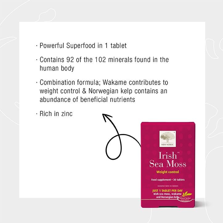 New Nordic Irish Sea Moss 30 Tablets