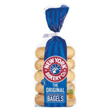 New York Bakery Co. Plain Bagels   5 per pack