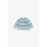Newborn Stripe Knitted Cardigan