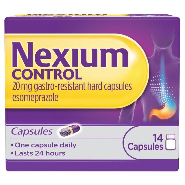 Nexium Control Heartburn &amp;amp; Indigestion 24 Hour Relief 20mg 14 Caps    14 per pack