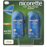 Nicorette Fruit Lozenge 2 mg (Stop Smoking Aid)   80 per pack