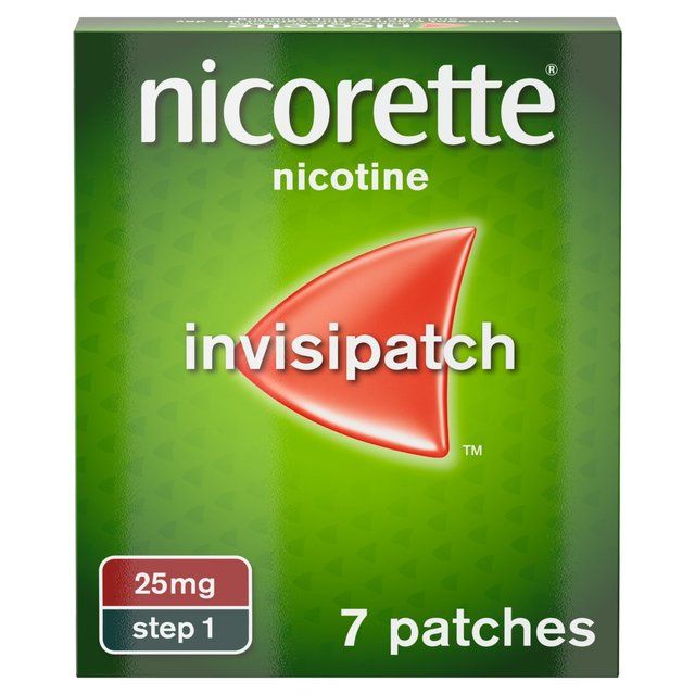 Nicorette Invisi Patch Step 1 25 mg 7 Patches (Stop Smoking Aid)   7 per pack