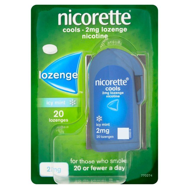 Nicorette Lozenges Mint 2mg Icy Cools    20 per pack