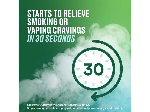 Nicorette&amp;reg; QuickMist 1mg Mouthspray Duo (Stop Smoking)