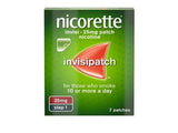 Nicorette&amp;reg; Step 1 Invisi 25mg Patch Nicotine 7 Patches