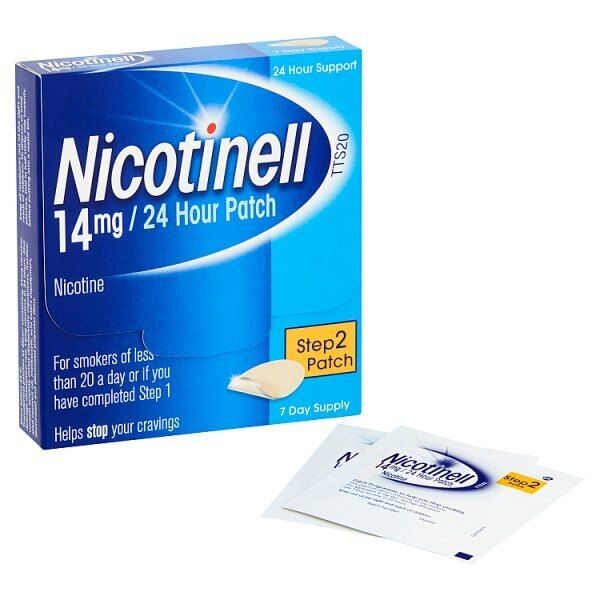 Nicotinell 14mg/24 Hour Patch Step 2 7 Day Supply