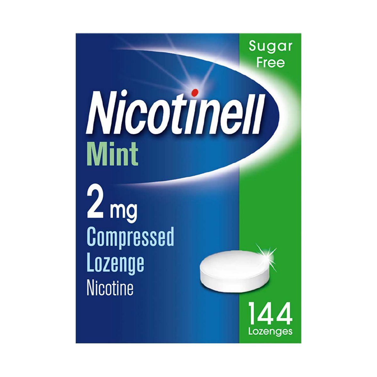 Nicotinell Lozenge Stop Smoking Aid 2 mg Mint 144 Pieces