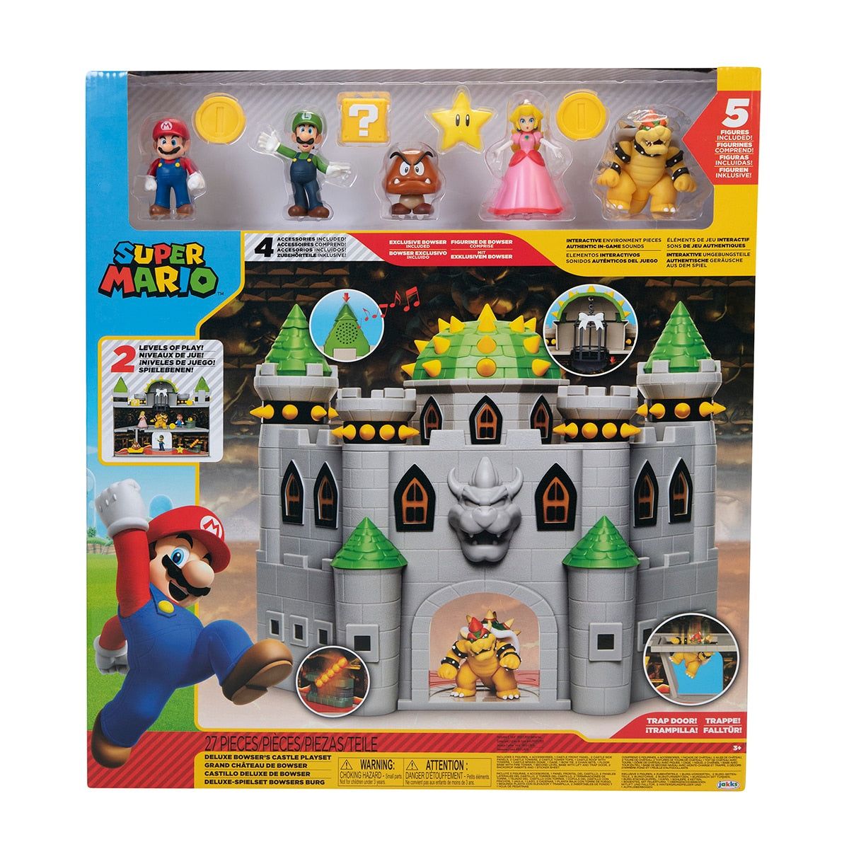 Nintendo&amp;trade; Bowser Castle Playset With 5 Super Mario&amp;trade; Figures