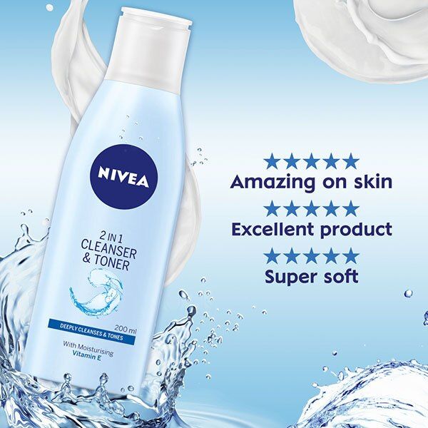 Nivea 2 in 1 Cleanser &amp;amp; Toner 200ml